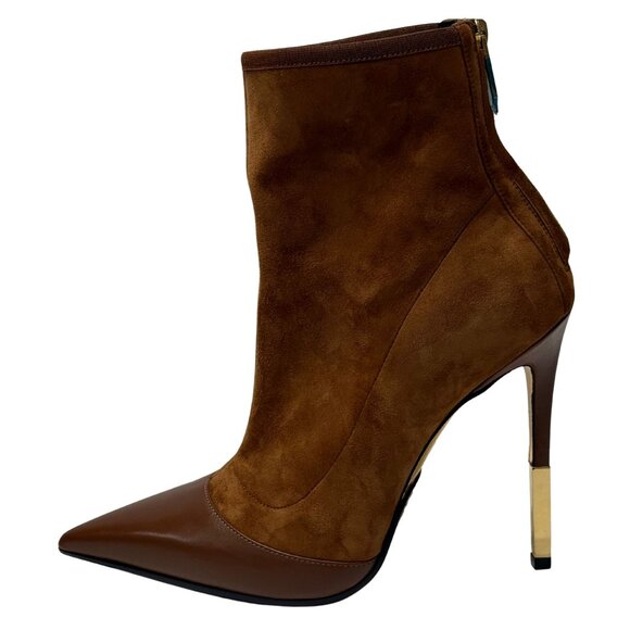 Balmain Shoes - Balmain brown heeled boots size 10/40